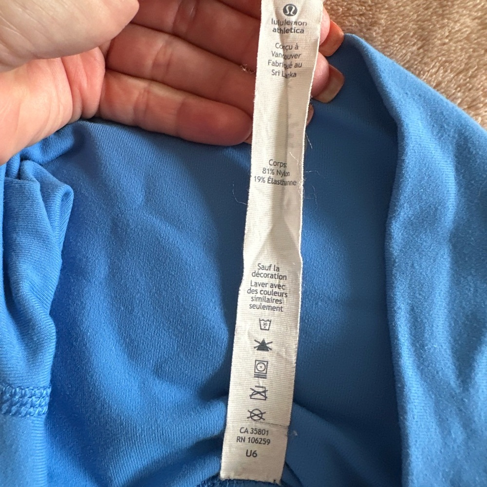Lululemon Athletica Blue Athletic Shorts - Picture 5 of 5
